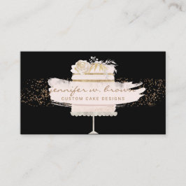 Cartão De Visita Bolo Personalizado para Festa de Casamento