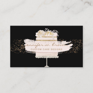 Cartão De Visita Bolo Personalizado para Festa de Casamento