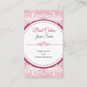 Cartão De Visita bolos, 3 bolos Handmade de D, pastelaria-fogões