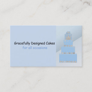 Cartão De Visita Bolos de Designer