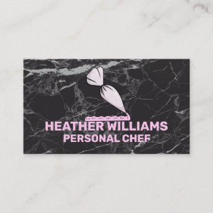 Cartão De Visita Bolsa de pastelaria   Glacé de gelo