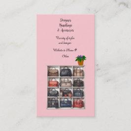 Cartão De Visita Bolsas de Designer com Acessórios