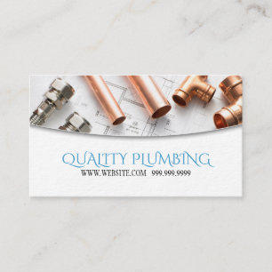 Cartão De Visita Bombeamento de canalizações de água torneada Ma