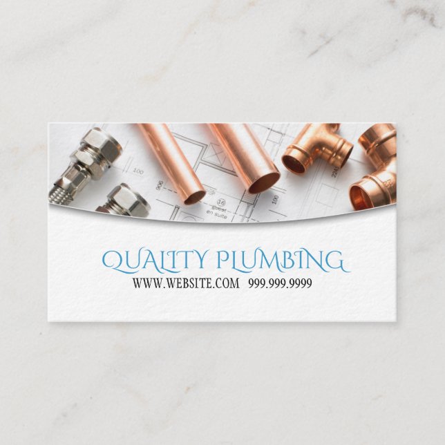 Cartão De Visita Bombeamento de canalizações de água torneada Manut (Frente)