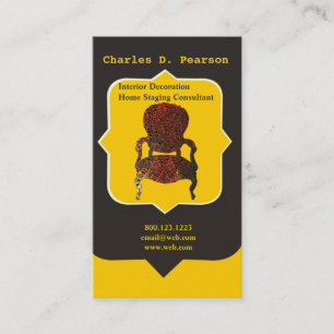 Cartão De Visita Bonito Casa Vitoriana