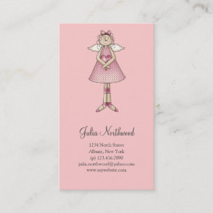 Cartão De Visita Bonito como um inseto · Anjo