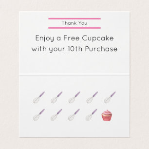 Cartão De Visita Bonito Lealdade Floral Monograma