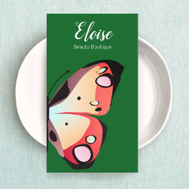 Cartão De Visita Borboleta Bonita