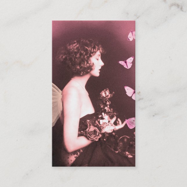 Cartão De Visita Borboleta, borboleta (Frente)