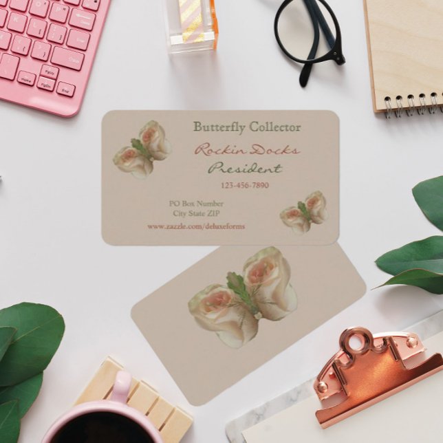 Cartão De Visita Borboleta de Água do Blanc (Criador carregado)