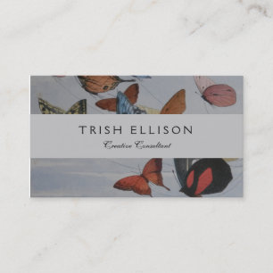 Cartão De Visita Borboleta e Fada Rainha Borboletas Fairies