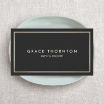 Borda Dourada Preta Profissional