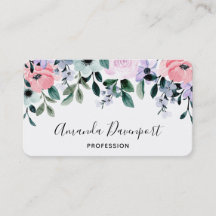 Borda Floral Cor Verde Púrpura Rosa