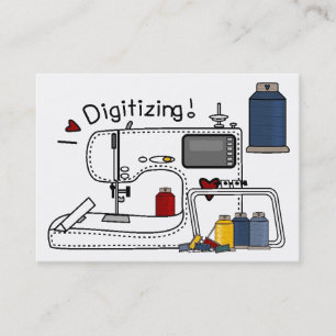 Cartão De Visita Bordados - Moda - Seamstress - SRF