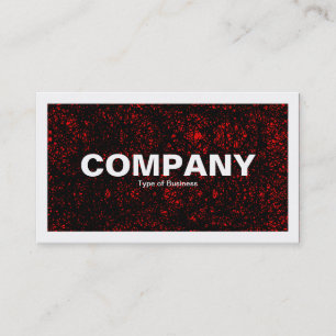 Cartão De Visita Bordo - Linhas Abstrato Vermelhas