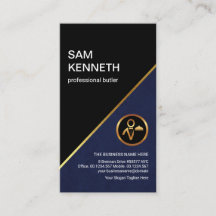 Botão profissional de linha Dourada Na moda azul G