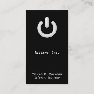 Cartão De Visita Botão Standby (Ativar/Desligar)