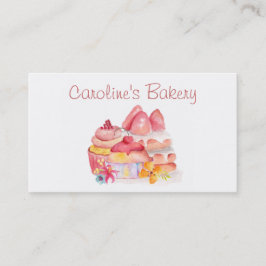 Cartão De Visita Boutique, Cupcakes e pastéis