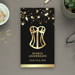 Cartão De Visita Boutique de Lingerie de noiva do Confetti Corset D