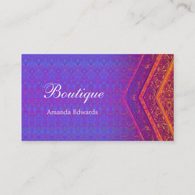 Cartão De Visita Boutique | Elegante (Frente)