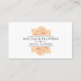 Cartão De Visita Boutique Flowers | Elegante, Clássico