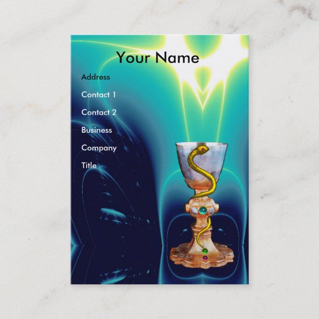 Cartão De Visita BOWL OF HYGEIA - Medicina, Farmácia (Frente)