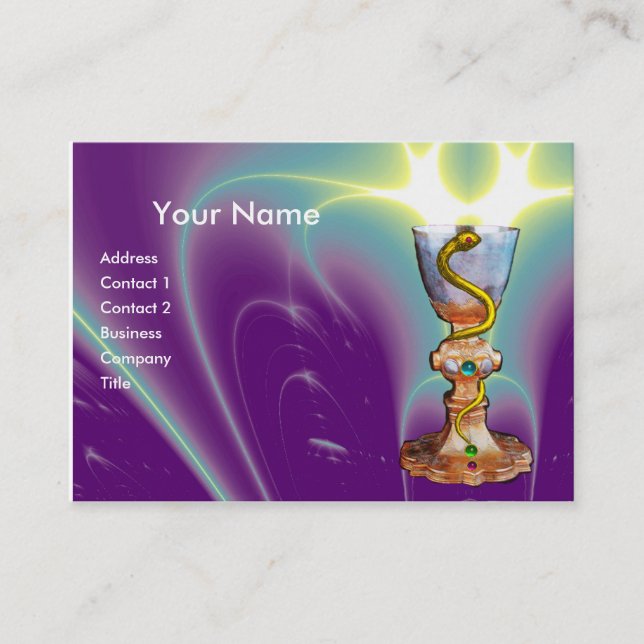 Cartão De Visita BOWL OF HYGEIA - Medicina, Farmácia (Frente)