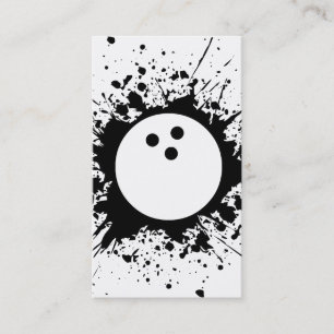 Cartão De Visita bowling splatz