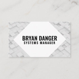 Cartão De Visita "Box World" personalizado (Reino Unido/Euro)