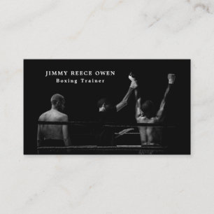 Cartão De Visita Boxing Match Champion, Boxer, Boxer