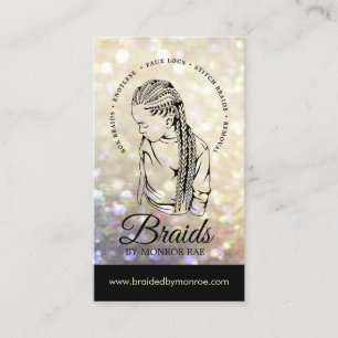 Cartão De Visita Braçador de Cabelo - Travões - Travagem - Lista de