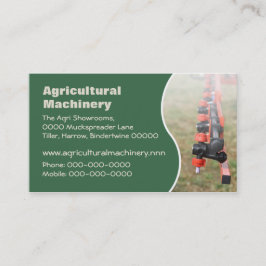Cartão De Visita Braço de pulverização da colheita agrícola