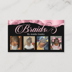 Cartão De Visita Braids Hair Braids Braing Stylist Salon Add Photos