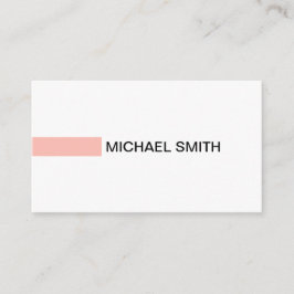 Cartão De Visita Branca de Planta Profissional Melon Moderno Elegan