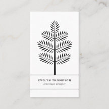 Branch Botânico Elegante Branco Negro