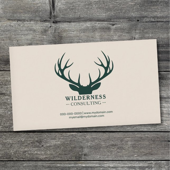 Cartão De Visita Branching Deer Antlers (Branching Deer Antlers Business Card)