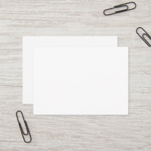 Cartão de visita branco