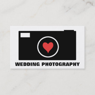Cartão de visita branco da fotografia do casament