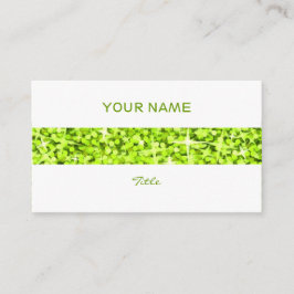 cartão de visita branco de faixa de Limão brilhant