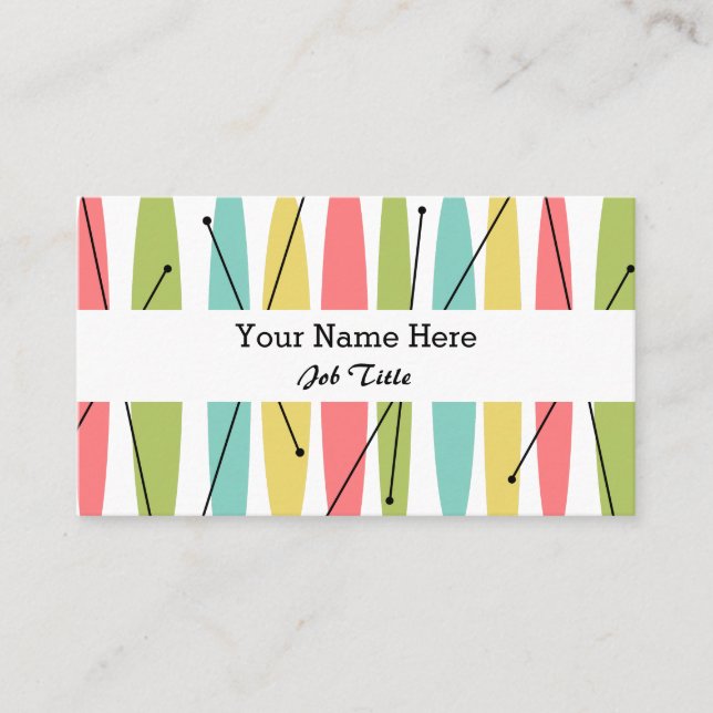 Cartão de visita branco de faixa de rodagem (Frente)