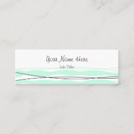 Cartão de visita branco magro-branco-risca-atlânti