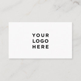 Cartão De Visita Branco profissional simples