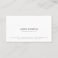 Branco simples moderno elegante profissional
