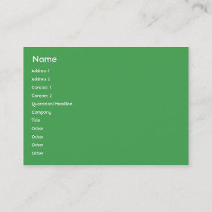 Cartão De Visita Brasil - Chubby