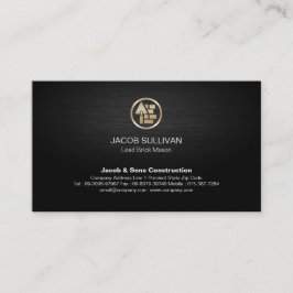Cartão De Visita Brick Stone Mason Masonry Construction