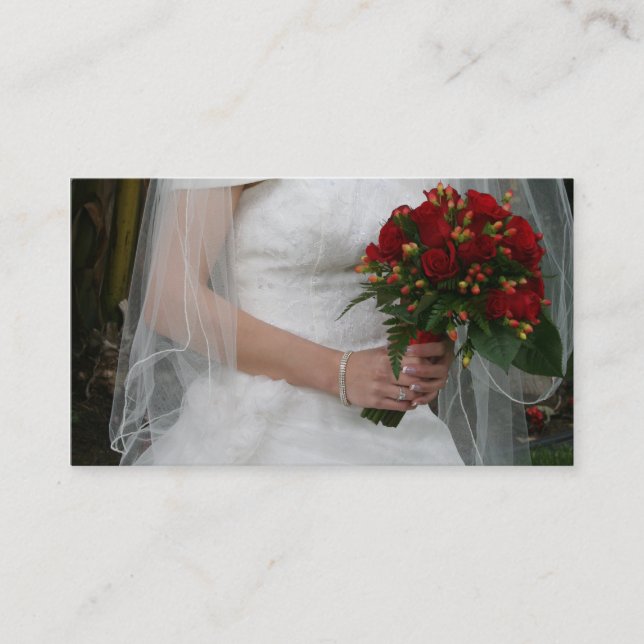 Cartão De Visita Bride Picturesco (Frente)