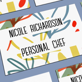 Cartão De Visita Bright Botanicals Moderna Unificação