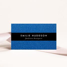 Cartão De Visita Brilhante Azul, Esparto, Fundo Da Brilhante