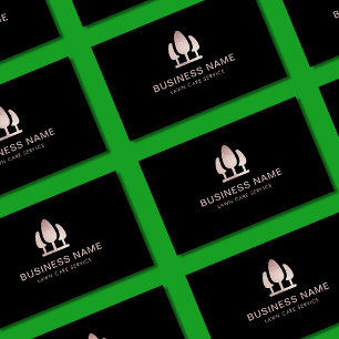 Cartão de visita brilhante Elegante de Rosa com br