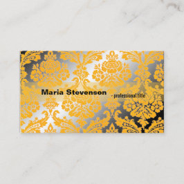 cartão de visita brilhante legal, elegante e amare